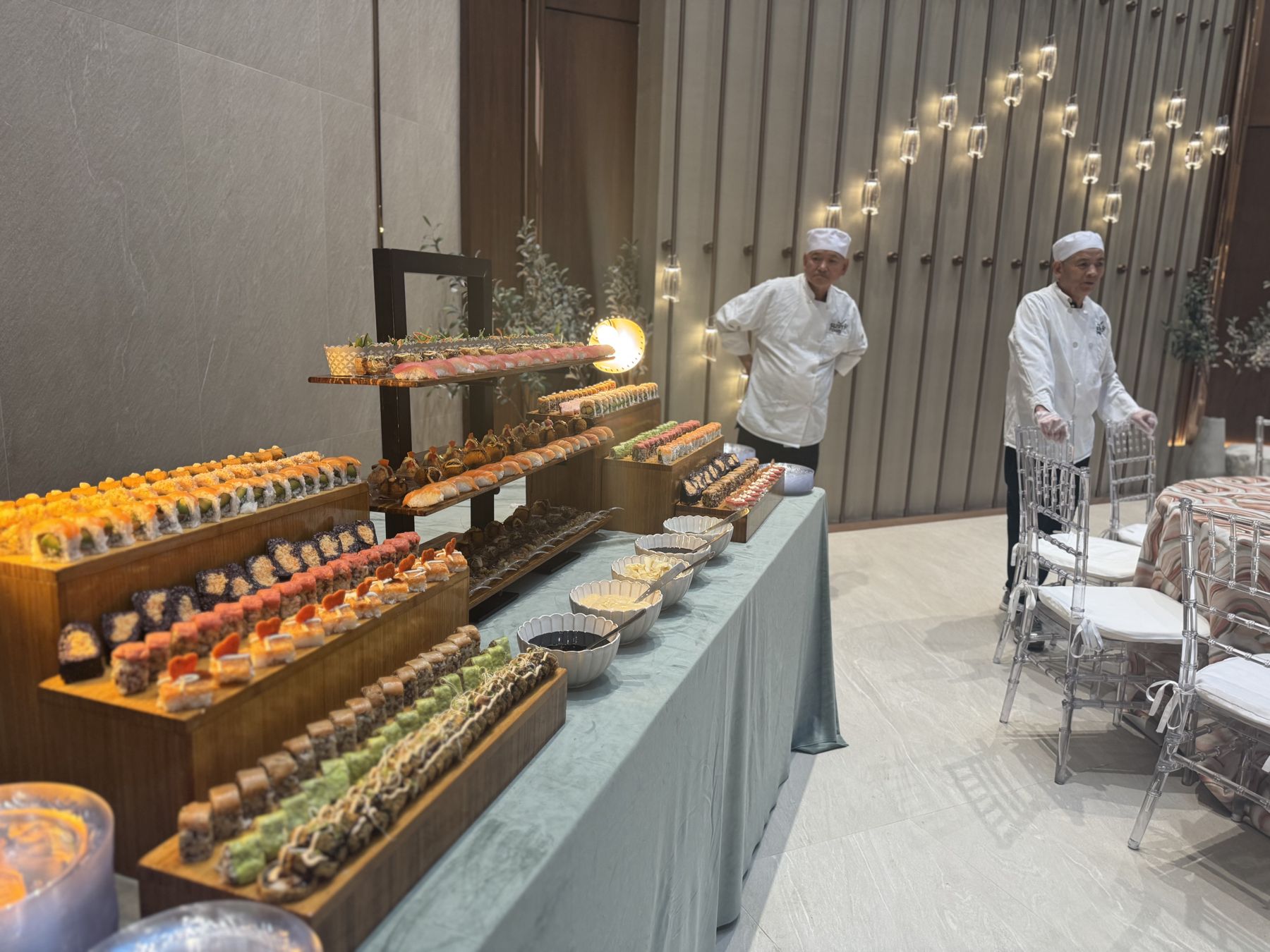A dessert station