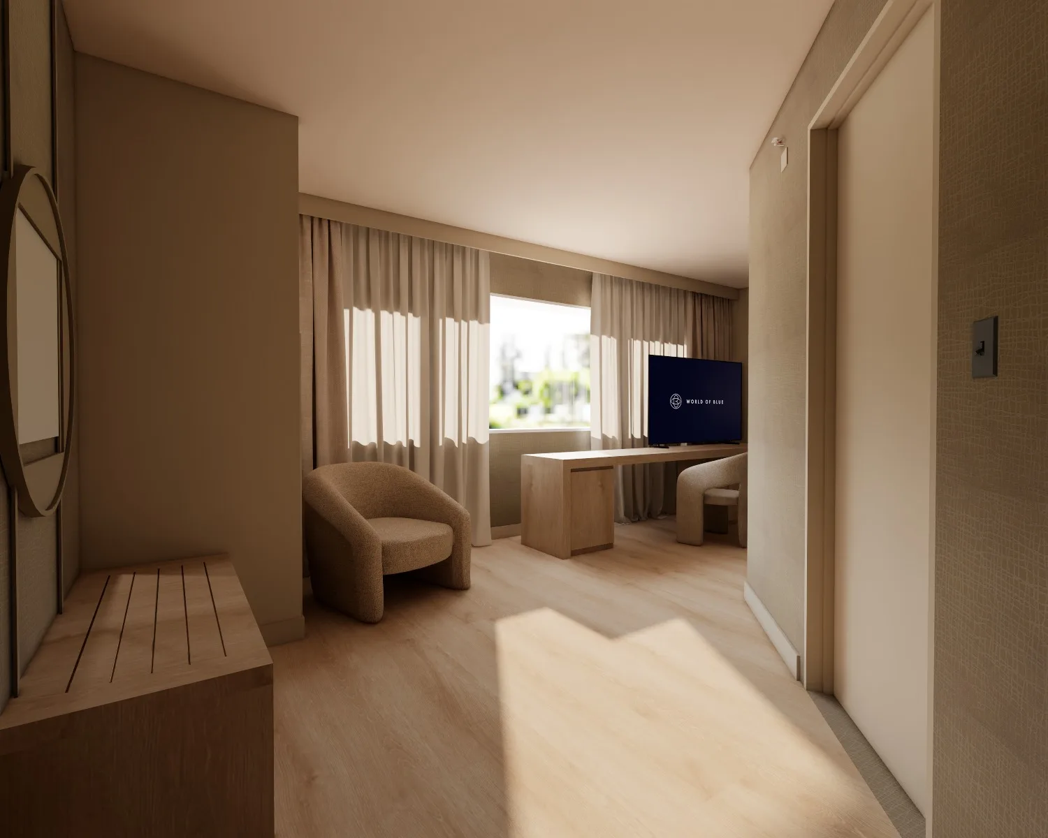suite living room photo