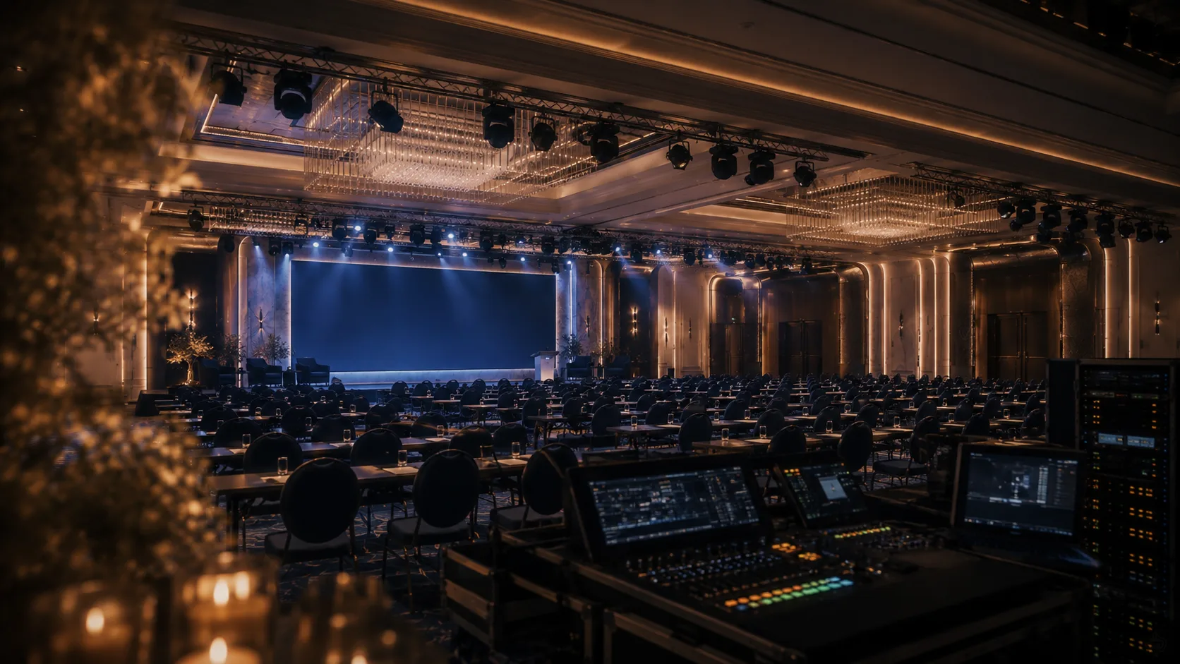 The second-floor meeting level