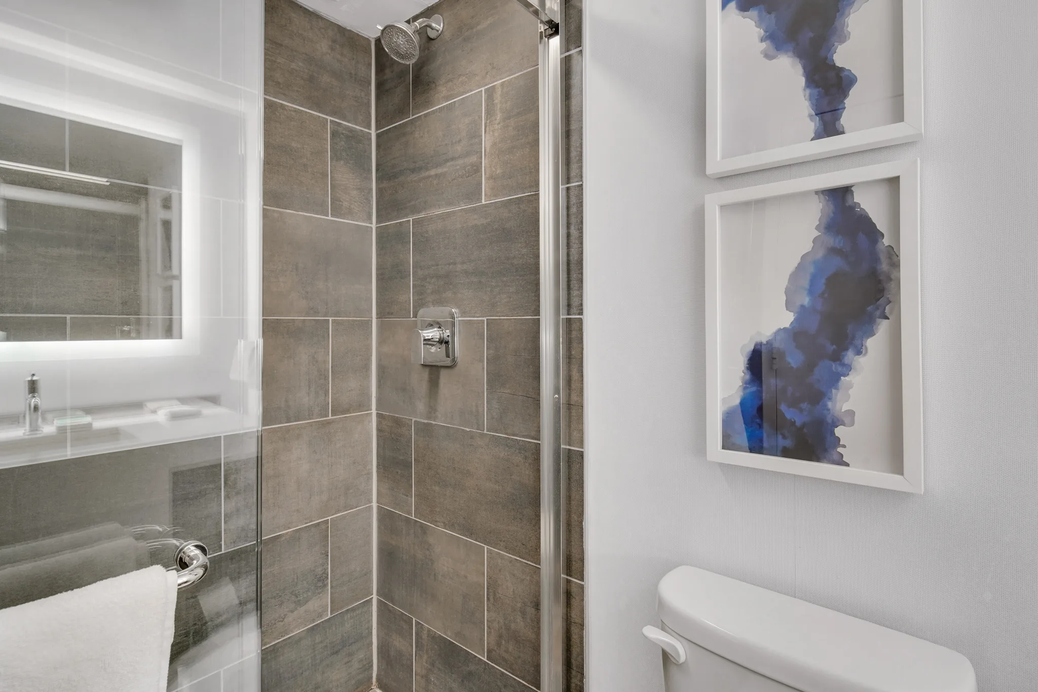 walk-in shower photo