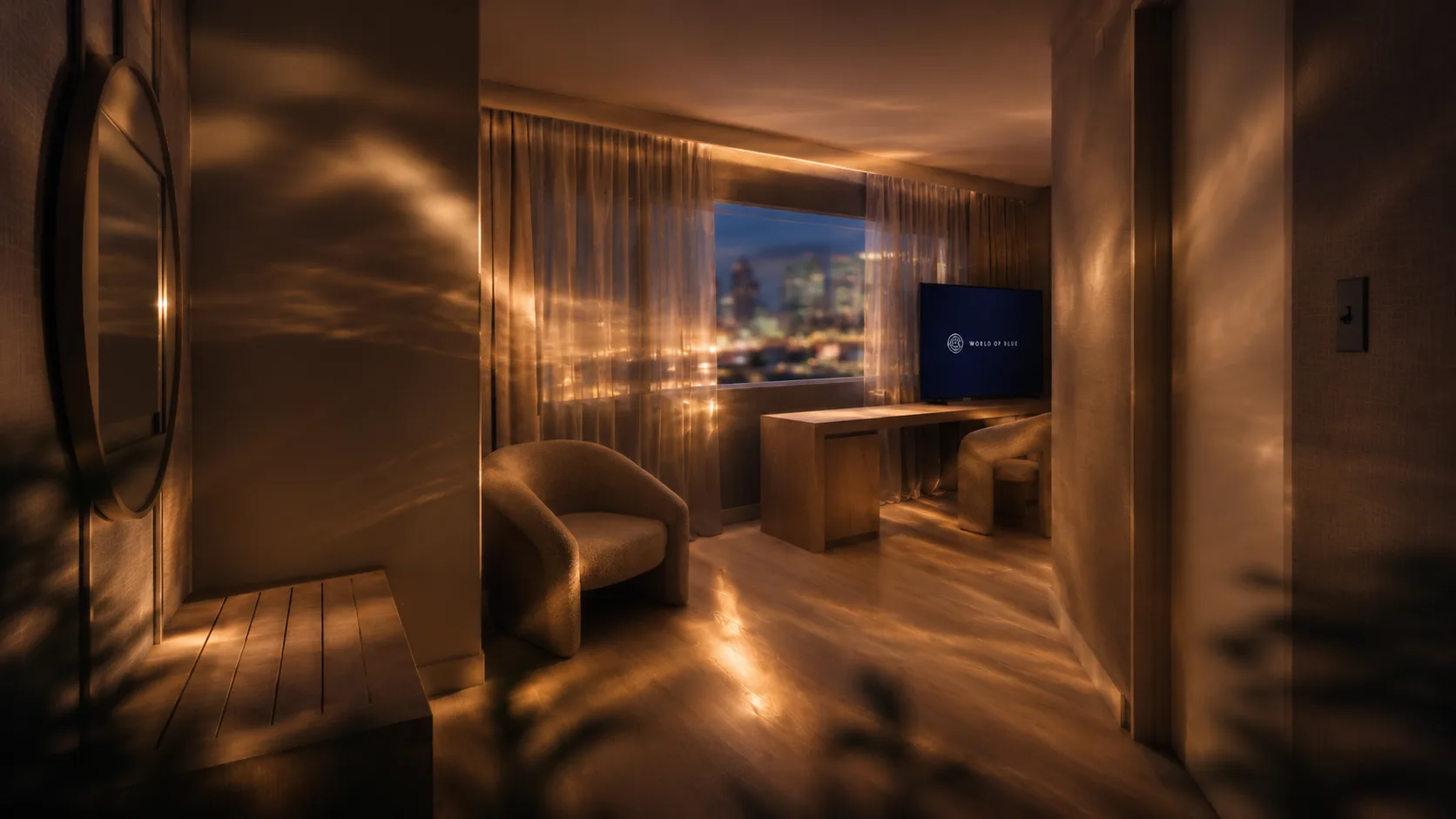 suite living room photo