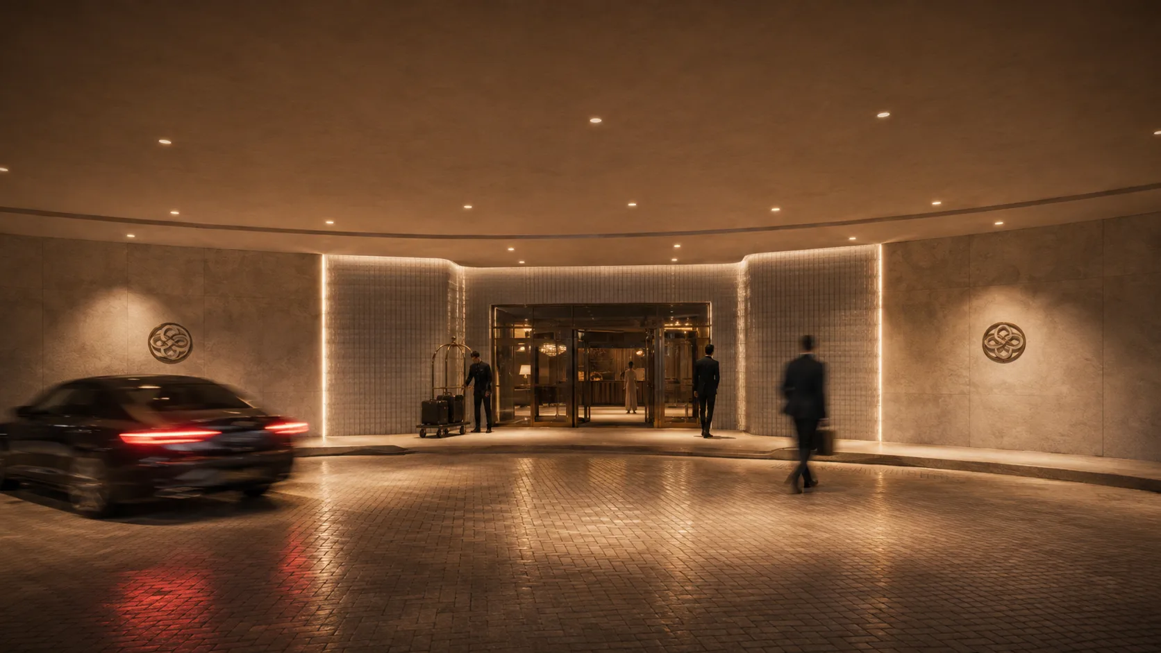 The arrival at World of Blue